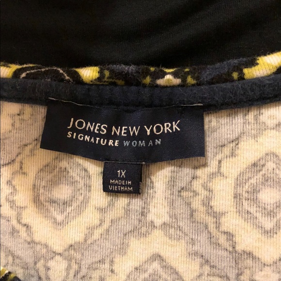 Jones New York top Signature Woman tunic top - Picture 4 of 7